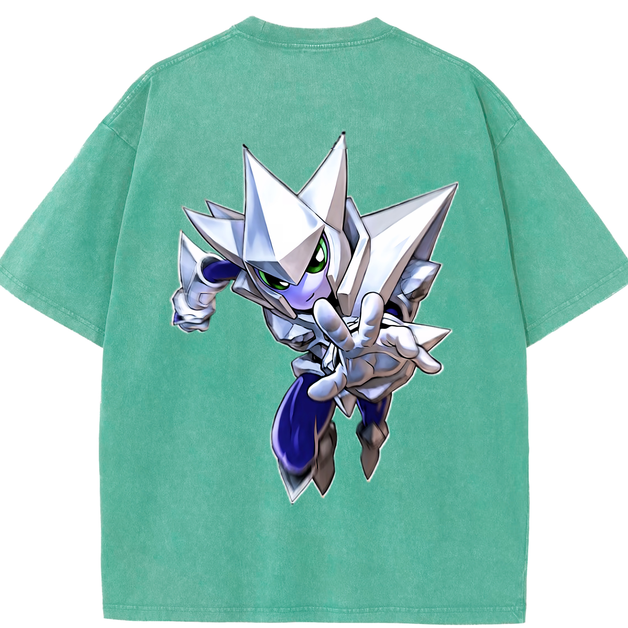 （画像用） 遊☆戯☆王 Yu-Gi-Oh! 綿100% ヴィンテージ風 半袖Tシャツ（背面プリント）